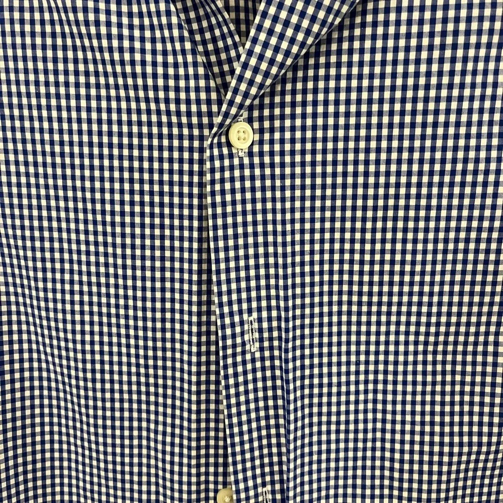 Banana Republic Men's Blue Checkered Shirt